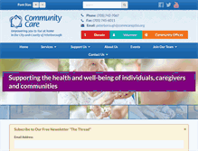 Tablet Screenshot of commcareptbo.org